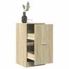 vidaXL Apothecary Cabinet Sonoma Oak 40x41x77.5 cm Engineered Wood