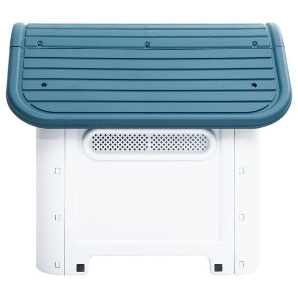 vidaXL Dog House Blue 59x75x66 cm Polypropylene