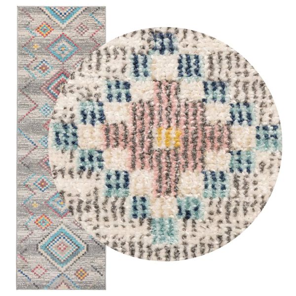 vidaXL Rug ARBIZU Indoor and Outdoor Vintage Design 80x250 cm