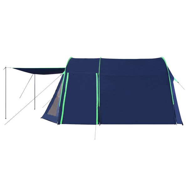 vidaXL Car Tent Octagonal Navy Blue 390 x 330 x 195 cm 180T Polyamide