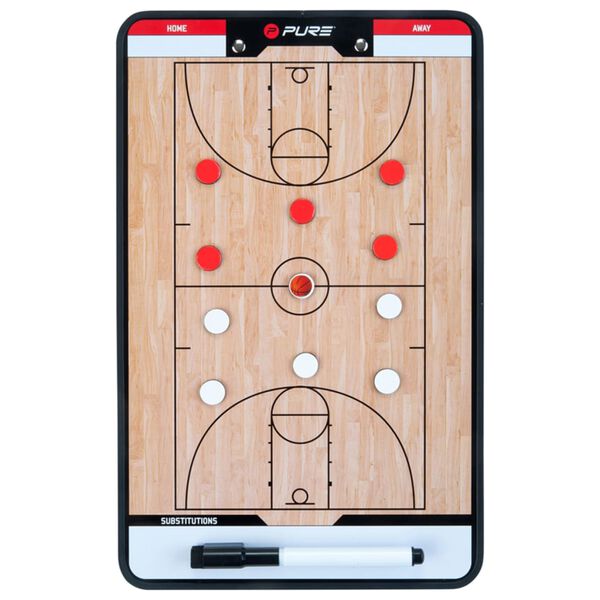 Pure2Improve Double-sided Coach Board Basketball 35x22 cm P2I100620