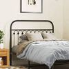 vidaXL Metal Replace Headboard Black 107 cm