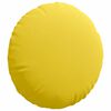 vidaXL Seat Cushions 2 pcs Light Yellow Ø50 x 19 cm Fabric