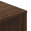 vidaXL Book Cabinet Brown Oak 34x31x112 cm Engineered Wood