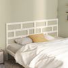 vidaXL Bed Headboard White 186x4x100 cm Solid Wood Pine