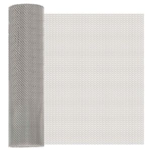 vidaXL Mesh Screen 40 x 1000 cm 8 Mesh Stainless Steel 201 Silver