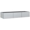 vidaXL Garden Raised Bed | Silver | Galvanized Steel | Large