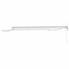 vidaXL Awning Frame Retractable White 4 x 2 m Powder-coated Steel