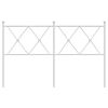 vidaXL Metal Replace Headboard White 137cm
