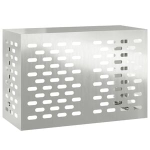 vidaXL Air Conditioner Cover Silver 90 x 40 x 60 cm Galvanised Steel