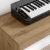 vidaXL Keyboard Stand Artisan Oak 130 x 32 x 64 cm Engineered Wood