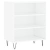 vidaXL Sideboard High Gloss White 57x35x70 cm Engineered Wood