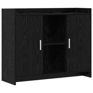 vidaXL Sideboard Black Oak 98.5 x 33 x 80 cm Engineered Wood