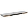 vidaXL Floating Wall Shelves 4 pcs Concrete Grey 90x23,5x3,8 cm MDF