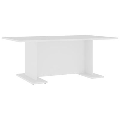 vidaXL Coffee Table White 103.5x60x40 cm Engineered Wood
