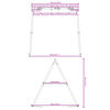 vidaXL Swing Frame for Outdoor W 206 x H 185 cm