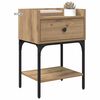vidaXL Bedside Table Artisan Oak 40 x 29 x 60 cm Engineered Wood