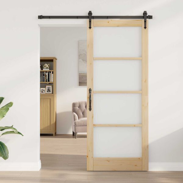 vidaXL Sliding Door ORKDAL Natural 86 x 211 cm