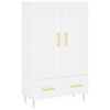vidaXL Highboard White 69.5x31x115 cm Engineered Wood