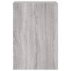vidaXL TV Wall Cabinet Grey Sonoma 40.5x30x60 cm Engineered Wood