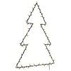 vidaXL Christmas Lights Christmas Tree Silhouette 115 LEDs Warm White