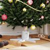 vidaXL Christmas Tree Stand 1.73 White 50 x 50 x 15.5 cm Steel