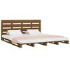vidaXL Bed Frame without Mattress Honey Brown 140x190 cm Solid Wood Pine