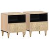 vidaXL Bedside Cabinets 2 pcs 40x33x46 cm Solid Wood Mango