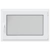 vidaXL Basement Window RISOR 90x60 cm Tilt&Turn DIN Right White
