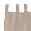 vidaXL Blackout Curtains with Rings 2 pcs Taupe 140 x 140 cm Polyester