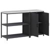 vidaXL Kitchen Storage Set 2 pcs Anthracite Cold-rolled steel