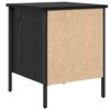 vidaXL Bedside Cabinet with Drawer Black oak 40 x 42 x 50 cm