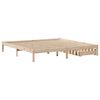 vidaXL Bed Frame without Mattress 200x200 cm Solid Wood Pine