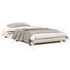 vidaXL Bed Frame Brown 75 x 190 cm Solid Pine Wood