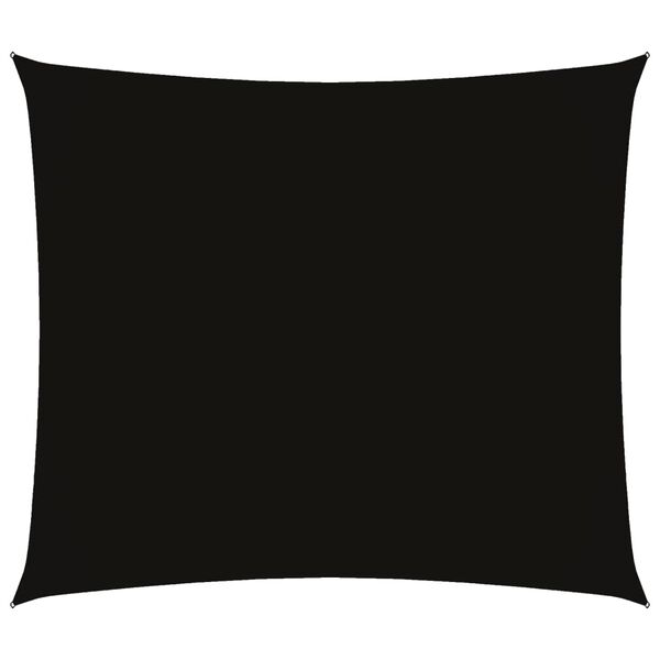 vidaXL Sunshade Sail Oxford Fabric Rectangular 2.5x3 m Black