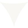vidaXL Sunshade Sail 160 g/m&sup2; White 4x4x4 m HDPE
