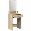 vidaXL Dressing Table Sonoma Oak 50 x 41 x 140 cm Engineered Wood