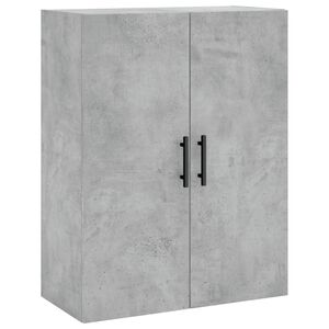 vidaXL Wall Mounted Cabinet Concrete Grey 69.5x34x90 cm