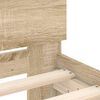 vidaXL Bed Frame without Mattress Sonoma Oak 200x200 cm