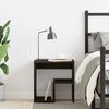 vidaXL Bedside Cabinet Black oak 40 x 30 x 40 cm Engineered wood