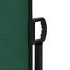 vidaXL Retractable Side Awning Dark Green 140x500 cm