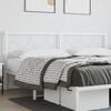 vidaXL Metal Replace Headboard White 193 cm