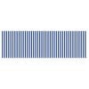 vidaXL Retractable Awning Manual Blue and White 400 x 200 cm