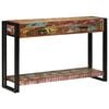 vidaXL Console Table Multicolour 120 x 33 x 75 cm Solid Reclaim Wood