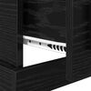 vidaXL Bedside Cabinet Black Oak 50 x 50 x 60 cm Engineered Wood