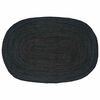 vidaXL Area Rugs Dark Grey 122 x 183 cm Jute