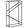 vidaXL Firewood Rack Anthracite 60x25x100 cm Cold-rolled steel
