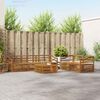 vidaXL Outdoor Sofa Set 6 pcs Natural