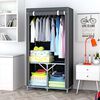 Practo Home Wardrobe 77x47x152 cm Grey