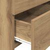 vidaXL Bedside Cabinet with 2 Drawers Artisan Oak 40x36.5x62 cm